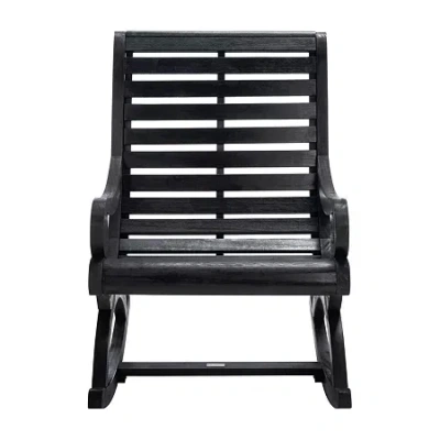 Safavieh Sonora Patio Collection Rocking Chair In Black