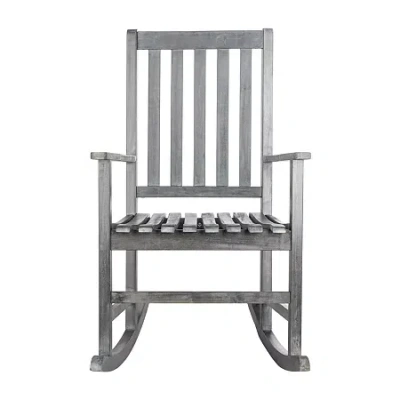 Safavieh Barstow Patio Collection Rocking Chair In Gray
