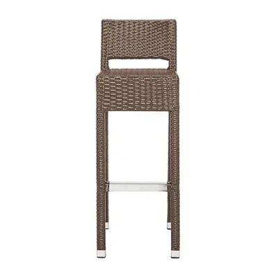 Safavieh Landry Patio Collection Bar Stool In Brown