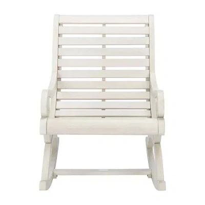 Safavieh Sonora Patio Collection Rocking Chair In White