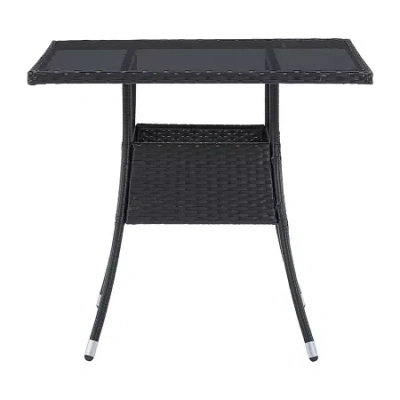 Corliving Parksville Patio Collection Square Dining Table In Gray