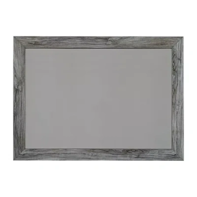 Signature Design By Ashley Baystorm 42" Bedroom Dresser Mirror In Dark Gray In Gray