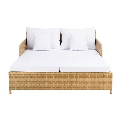 Safavieh Cadeo Patio Collection Sofa In White