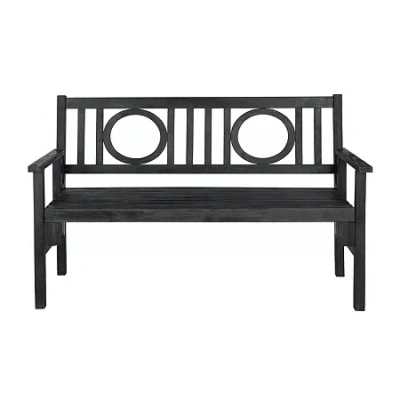 Safavieh Piedmont Patio Collection Bench In Gray