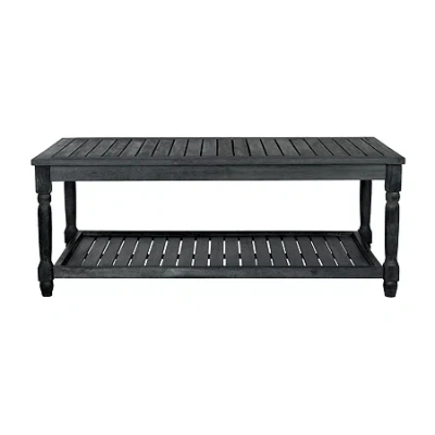 Safavieh Oakley Collection Weather Resistant Coffee Table In Gray