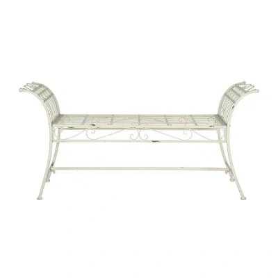 Safavieh Hadley Patio Collection Bench In White