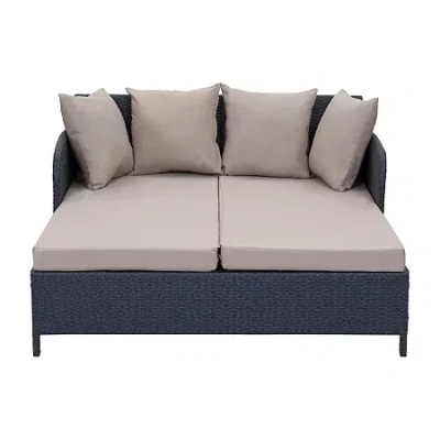 Safavieh August Patio Collection Sofa In Gray