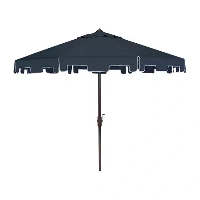 Safavieh Zimmerman Collection Patio Umbrella In Blue