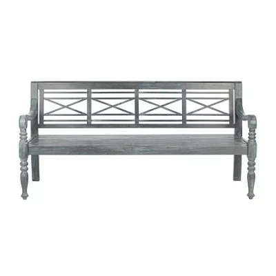 Safavieh Karoo Collection Acacia Bench In Gray