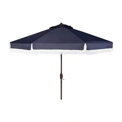 Safavieh Milan Patio Collection Patio Umbrella In Brown
