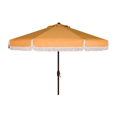 Safavieh Milan Patio Collection Patio Umbrella In Brown