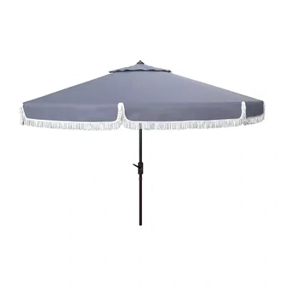 Safavieh Milan Patio Collection Patio Umbrella In Gray