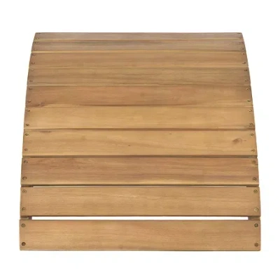 Safavieh Mopani Patio Collection Ottoman In Brown