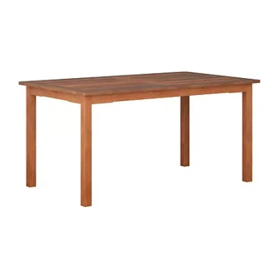 Corliving Miramar Patio Collection Dining Table In Brown