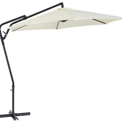 Corliving Patio Umbrella In White
