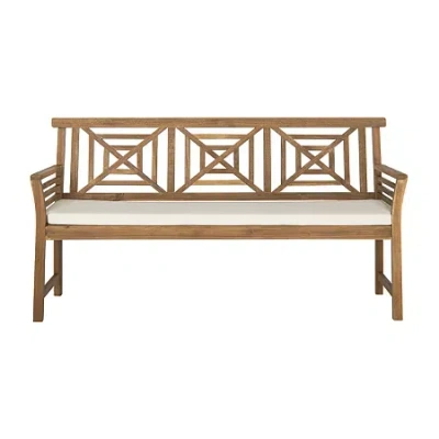 Safavieh Del Bench In White