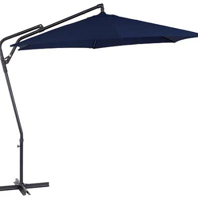 Corliving Patio Umbrella In Blue