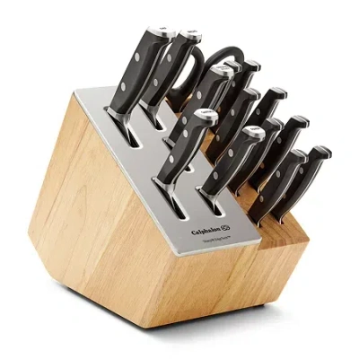 Calphalon 15-pc. With Sharpin Edgetech Knife Block Set In Multi