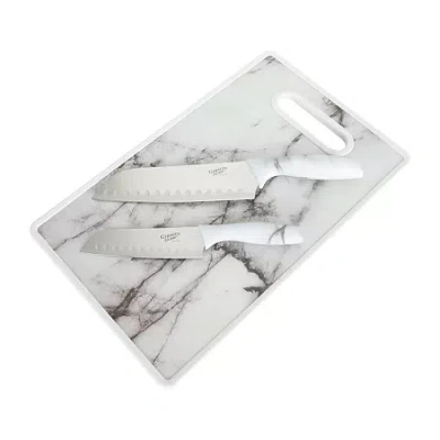 Gibson Home Beaumont 3-pc. Cutting Board And Knife Set In Multi