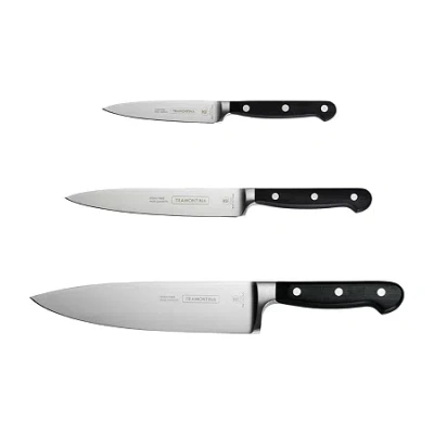 Tramontina Pro Series 3-pc. Knife Set In Silver