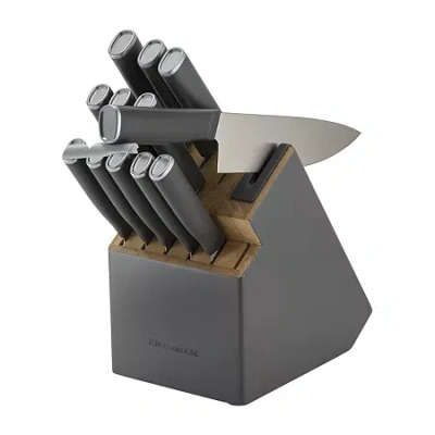 Kitchenaid Classic 14-pc. Knife Block Set In Gray