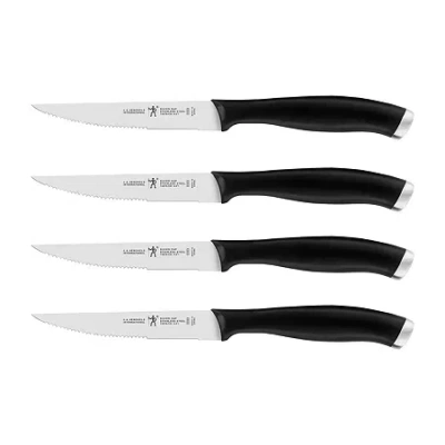 Henckels Hi Silvercap Steak Knives In Silver