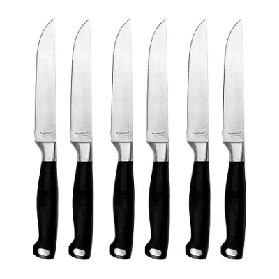 Berghoff Bistro 6-pc. Steak Knife Set In Black
