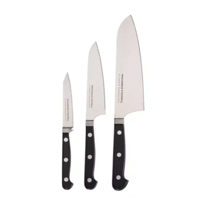 Henckels International Classic Christopher Kimball Collector's 3-pc. Knife Set In Black