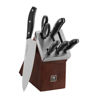 Henckels International Definition Self Sharpening 7-pc. Knife Block Set In Black