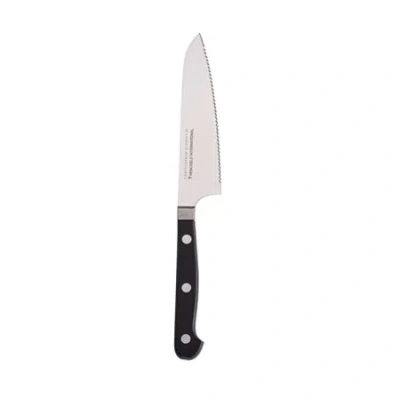 Henckels International Classic Christopher Kimball 5.5" Sertd Prep Utility Knife In Black