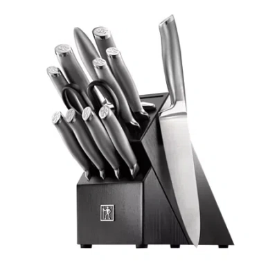 Henckels International Modernist 13-pc. Knife Block Set In Silver