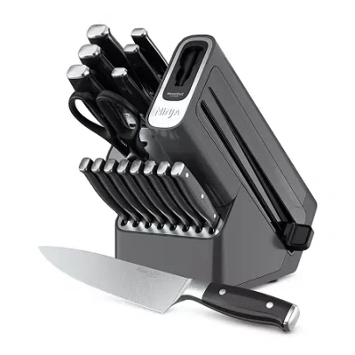 Ninja Neverdull System 17-pc. Knife Block Set In Black