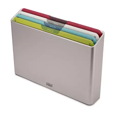 Joseph Joseph Folio Icon Cutting Board With Case Set In Gray