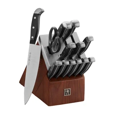 Henckels Hi Statement 14-pc. Knife Block Set In Silver