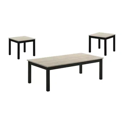 Furniture Of America Funiture Of America Linel Easy Setup Coffee Table Set In Gray