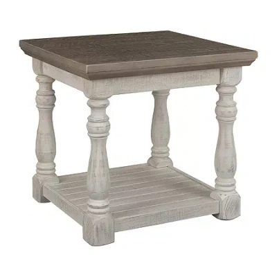 Signature Design By Ashley Havalance Living Room Collection End Table In White