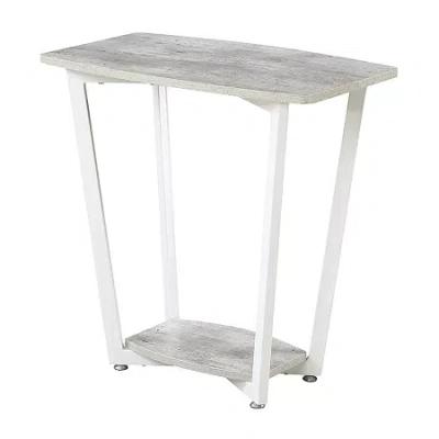 Convenience Concepts Graystone Accent Furniture Storage End Table In Gray