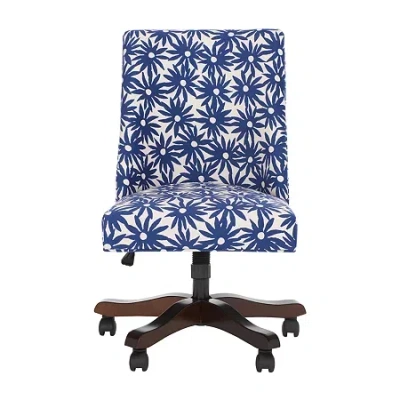 Safavieh Scarlet Office Chair In Blue