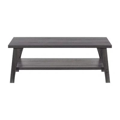 Corliving Hollywood Storage Coffee Table In Gray