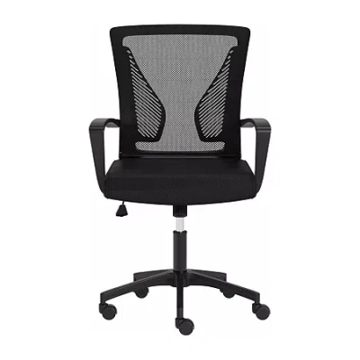 Corliving Workspace Ergonomic Design Adjustable Height Office Chair In Black