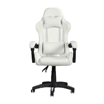 Corliving Ravagers Ergonomic Design Adjustable Height Office And Gaming Chair In White