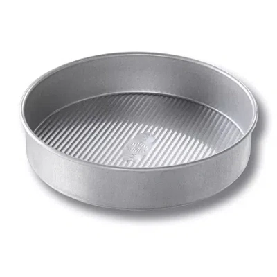 Usa Pan 10" Non-stick Round Cake Pan In Silver