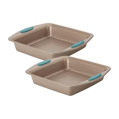 Rachael Ray 2-pc. Square Cake Pan Set In Brown
