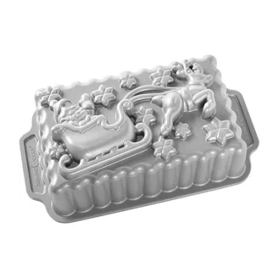 Nordicware Santa's Sleigh 10" Loaf Pan In Orange