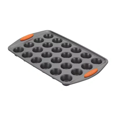 Rachael Ray Yum-o! Oven Lovin' 24-cup Mini Muffin Pan In Orange