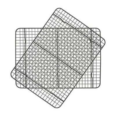Taste Of Home 2-pc. Non-stick Cooling Rack In Gray