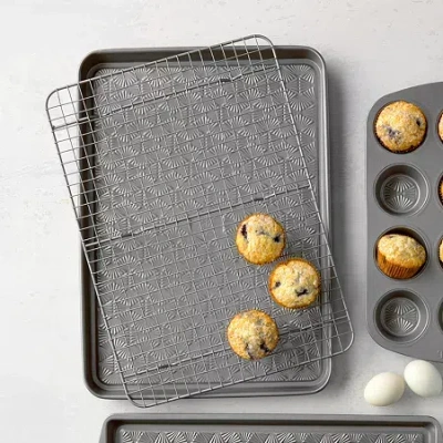 Taste Of Home 2-pc. Non-stick Cooling Rack In Gray