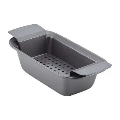 Rachael Ray 9"x5" Non-stick Loaf Pan In Gray