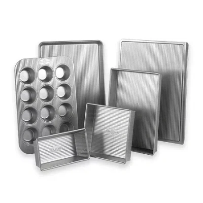 Usa Pan 6-pc. Non-stick Bakeware Set In Silver