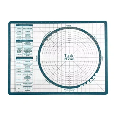 Taste Of Home 25.25"x19.25" Silicone Pastry Mat In Multi